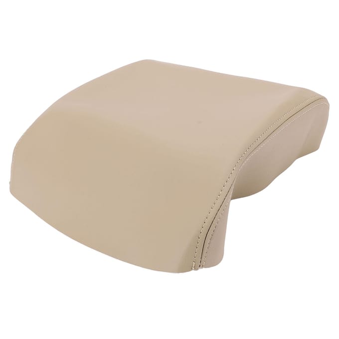 Auto Middenconsole Cover Microfiber Pu Leer Waterbestendig Comfortabel Krasbestendig Auto Armsteun beige