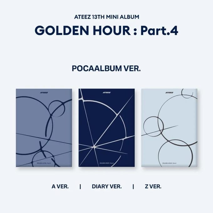 ATEEZ - [GOUDEN UUR : DEEL.4] 13e Mini Album POCAALBUM Set