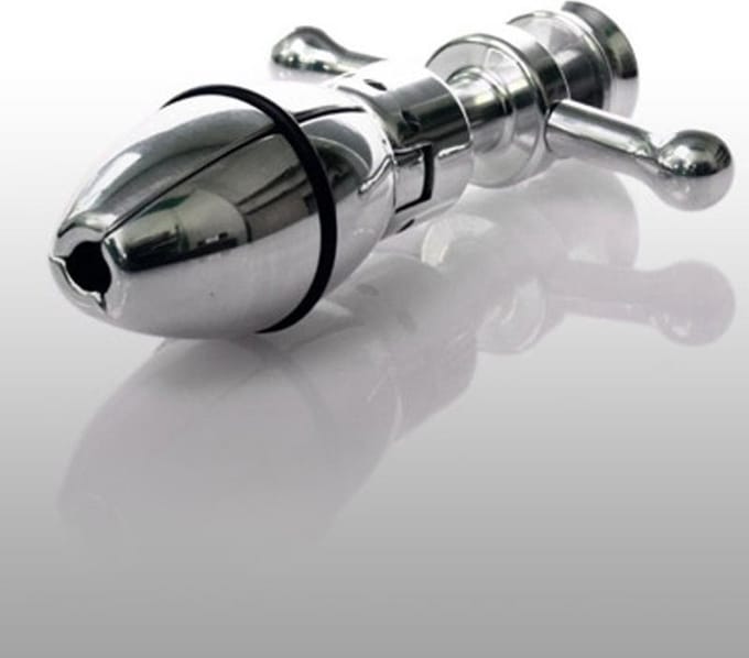 Black Label - The Ultimate Asslock - Anale Kuisheid Buttplug met slot - RVS