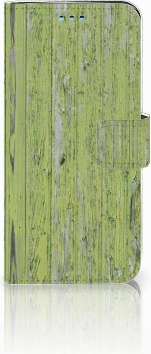 Samsung Galaxy S9 Book Style Case Green Wood