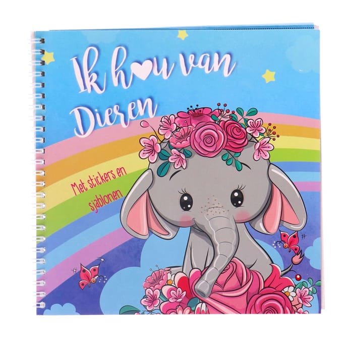 Mondikaarten My Cutest Animal Coloring Book 48 pages.