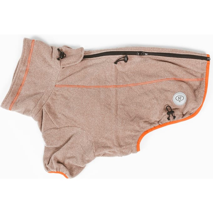 Nomad Tales Blush hondenjas fleece toffee ca. 40cm ruglengte hond
