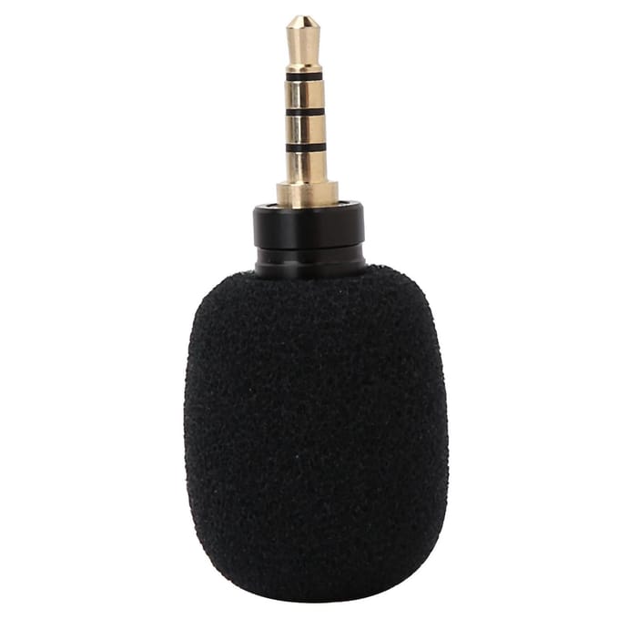 Mini Microfoon Draagbaar 3.5mm Jack Plug Voor Mobiele Smartphone (Vierpolig)