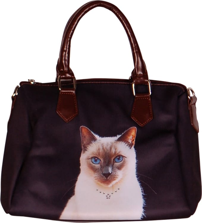 Handtas witte poes