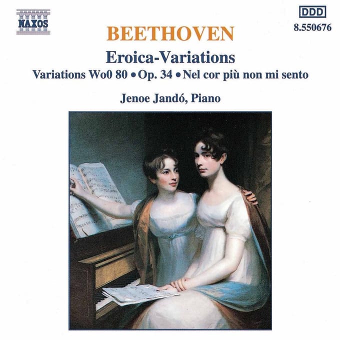 Jenö Jandó - Beethoven: Eroica, Variations / 32 Variations, WoO 80 (CD)