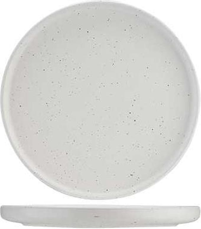 PUNTO WHITE PLAT BORD D25,7CM