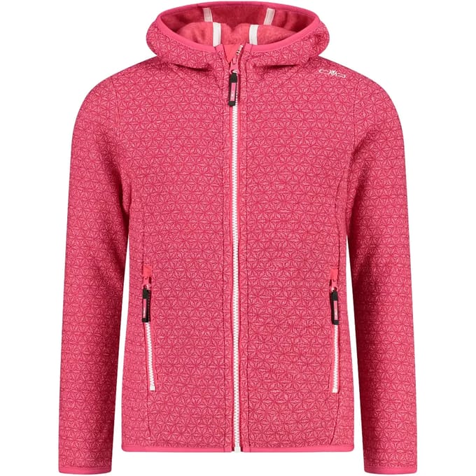 Gemonteerde fleece met capuchon voor meisjes CMP