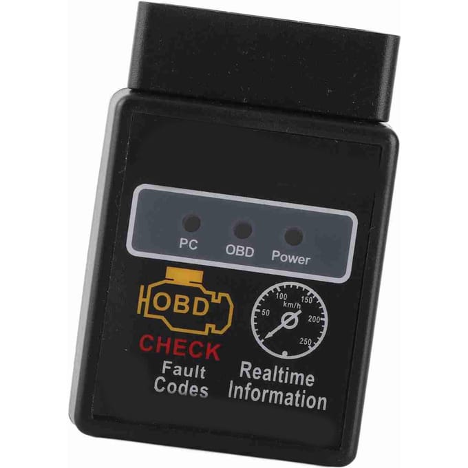 Outil d'analyse de lecteur de code HH OBD V2.1 BT Lecture des codes d'erreur Détection de pression de carburant Scanner OBD2 pour voiture gray
