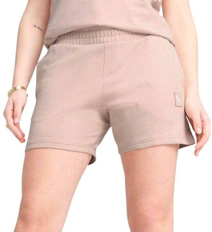 Puma ESS ELEVATED Mid-Rise 5 Sweatshort Dames - Maat XS