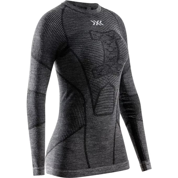 X-bionic Symbio Merino Lange Mouwen Basislaag Grijs S Vrouw