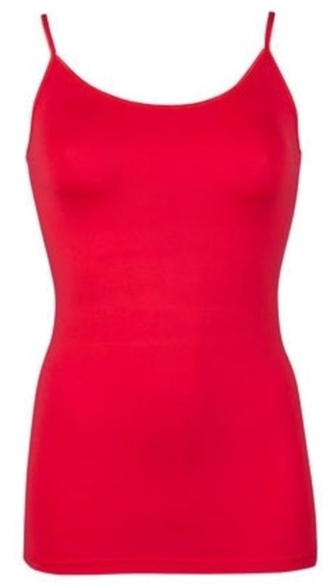 Beeren Top Elegance dames hemdje  - M  - Rood