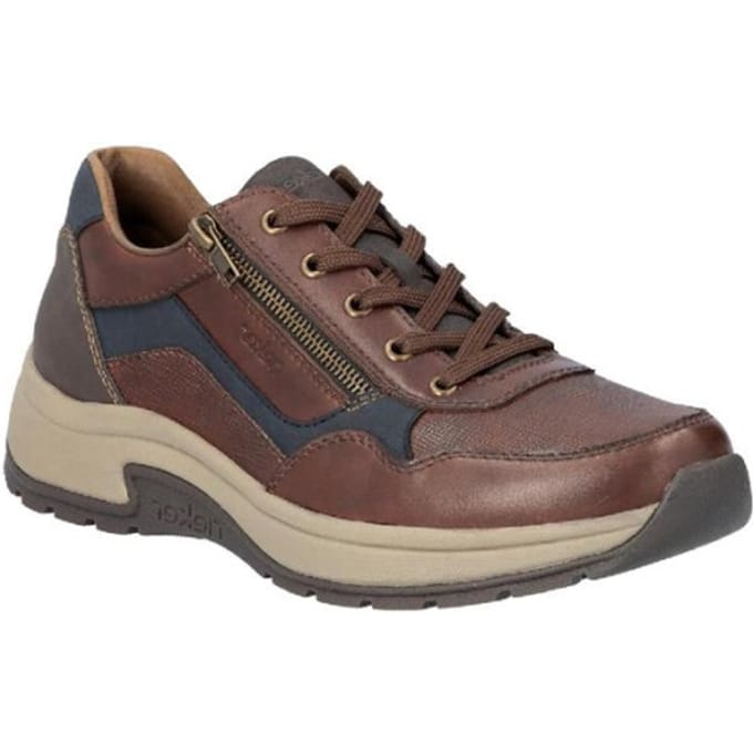 Rieker - Veterschoenen Laag Donkerbruin 44