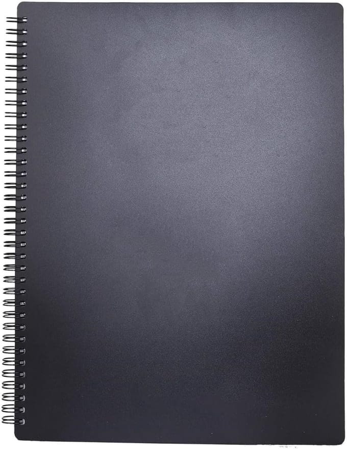Muziekmap A4 met 40 pagina's - Geschikt voor notities en documenten - 20 vakken