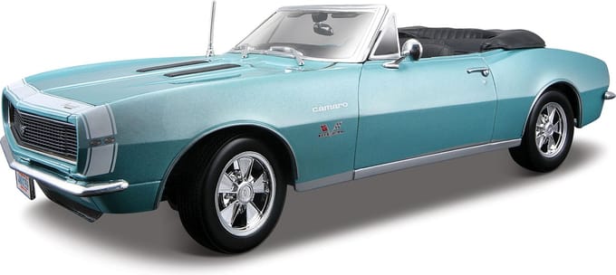 Maisto Chevrolet Camaro - Modelauto - Schaal 1:18 - Licht Turquoise