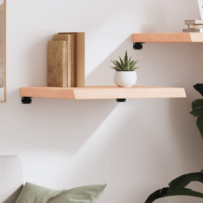 vidaXL - Tafelblad - 60x60x(2-6) - cm - onbehandeld - massief - eikenhout