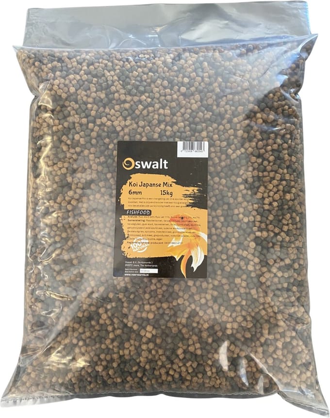 Oswalt Japanse Mix - Koivoer - 15kg - 6mm