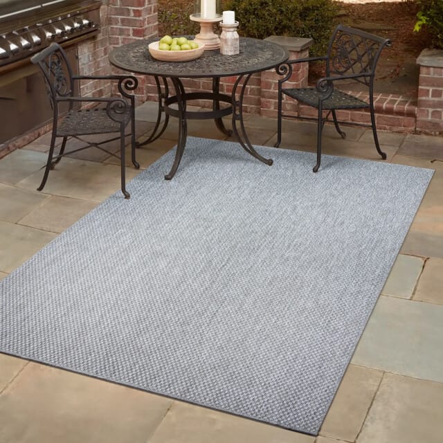 Muratap Uni binnen en buiten vloerkleed solid outdoor laagpolig tapijt 80x150 cm