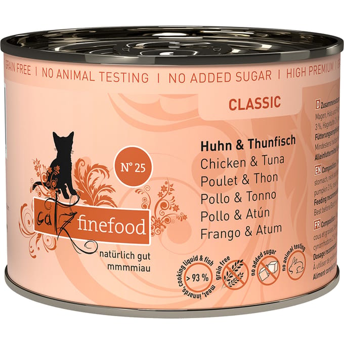 12x200g Kip & tonijn catz finefood natvoer voor katten