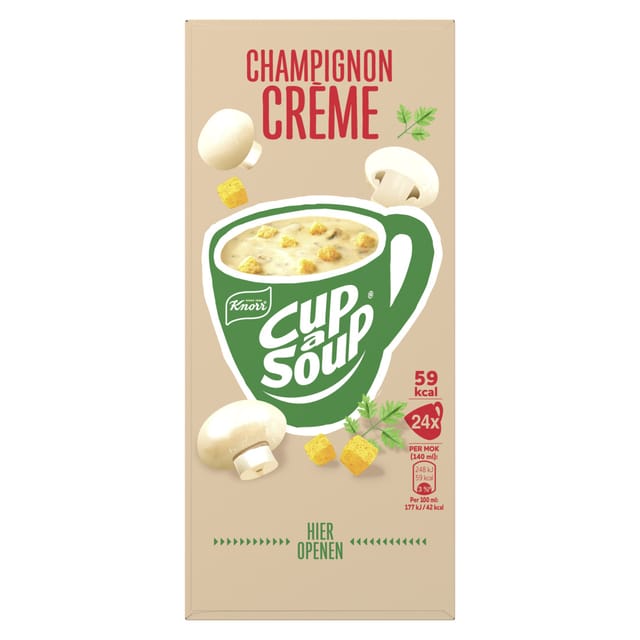 Knorr | Cup-A-Soup Champignon | 24 x 140 ml