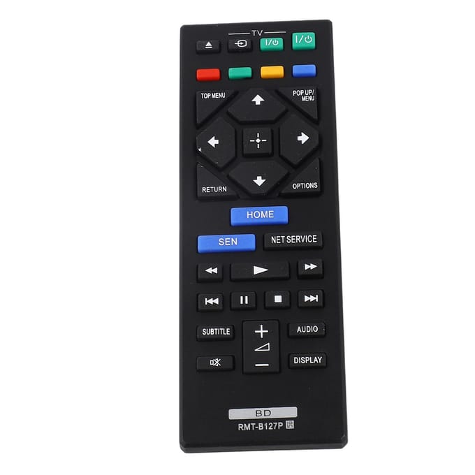 Télécommande pour Blu Ray RMT-B127PBDP S3200BDP S4200BDP S5200 Remplacement black