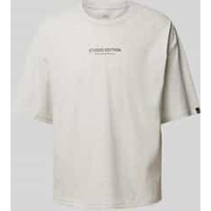 T-shirt met labelprint, model 'Studio Edition'