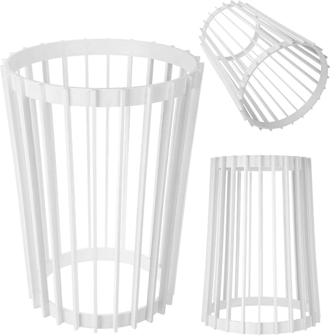 Aytre dubbelzijdige plantenstandaard 54 cm wit