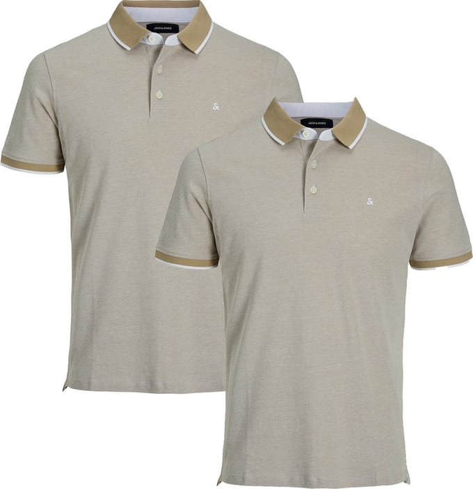 Jack & Jones Heren poloshirt 2 pack Paulos - Slim Fit