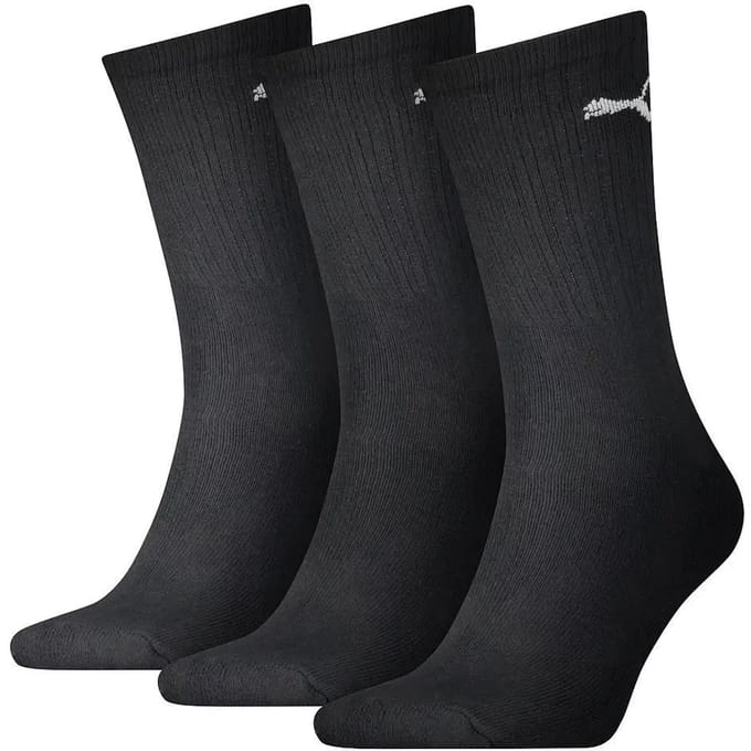 Puma Crew Sock Light (3-pack) - sokken - zwart
