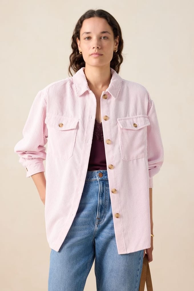 Sissy-Boy - Lichtroze corduroy jack