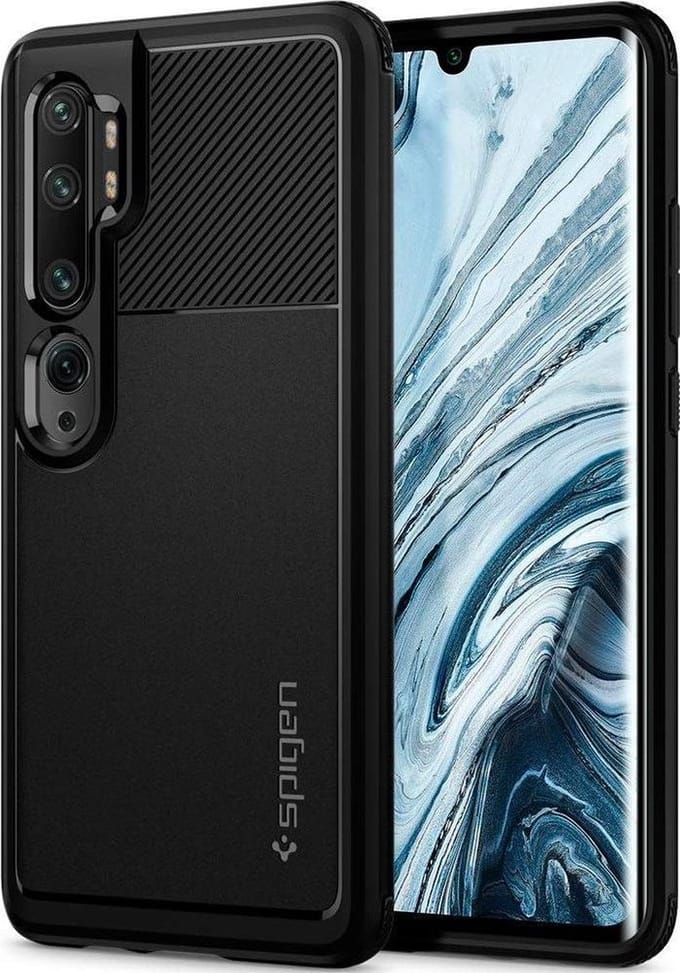 Spigen Rugged Armor Xiaomi Mi Note 10 (Pro) Hoesje Zwart