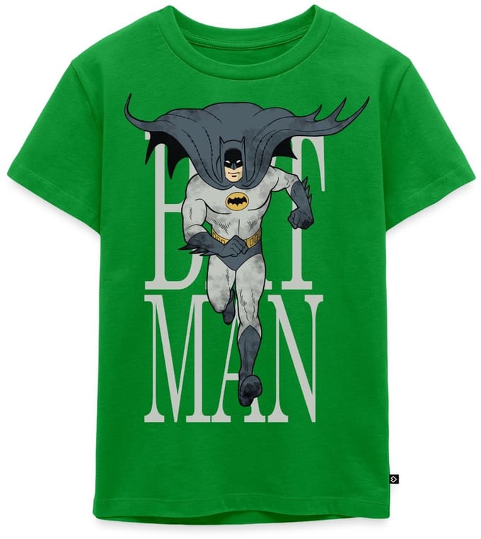 Batman Runs Through the Night Premium T Shirt Kinderen