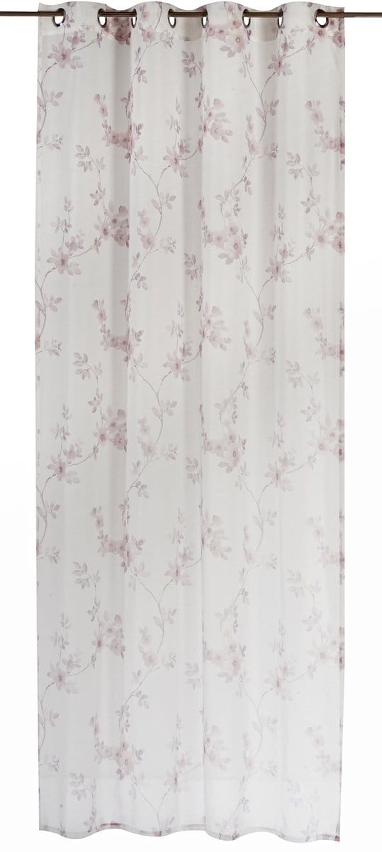 Elbersdrucke Gordijn met oogjes Kyoto 255x140 cm beige-wit