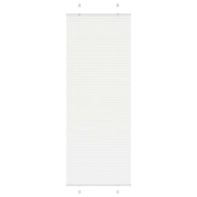 vidaXL - Plissé - rolgordijn - 75x200 - cm - stofbreedte - 74,4 - cm - polyester - wit