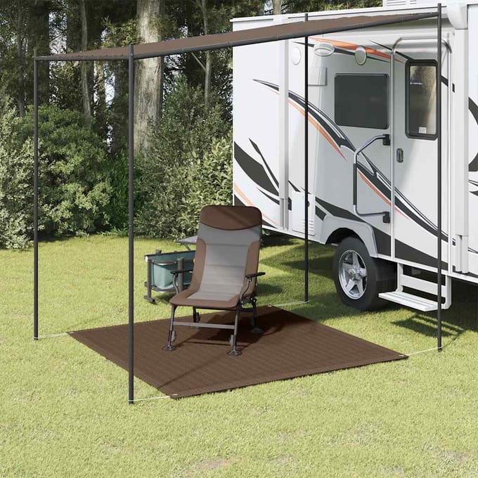vidaXL - Tenttapijt - 250x250 - cm - bruin