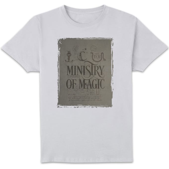 Harry Potter Ministry Of Magic t-shirt - Wit - S