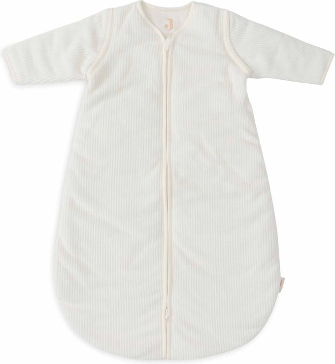 Jollein Slaapzak met afritsbare mouw Rond 60cm Rib Ivory