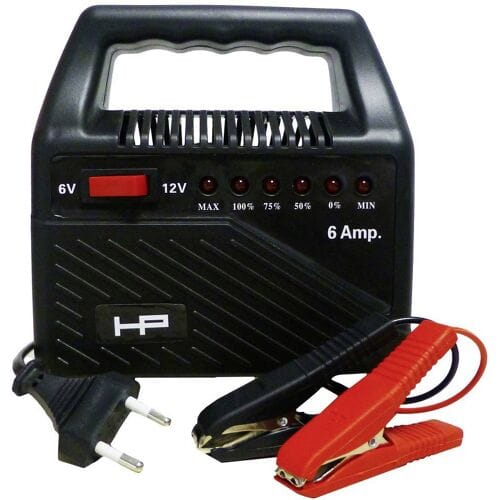 HP Autozubehör 20502 Oplader 6 V, 12 V 4 A