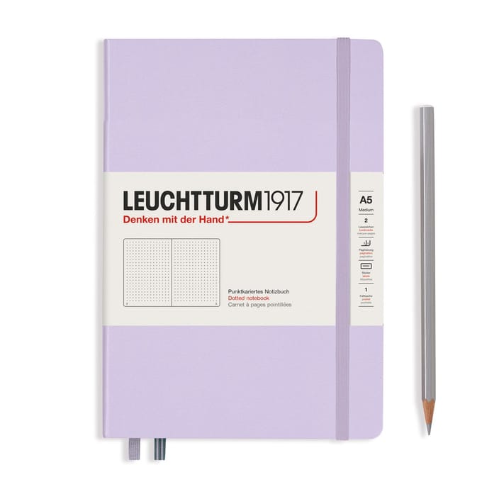 Leuchtturm1917 - Medium A5 - Notitieboek - Dotted - Lilac Overig - Overig Overig - Notebook - 4004117609299
