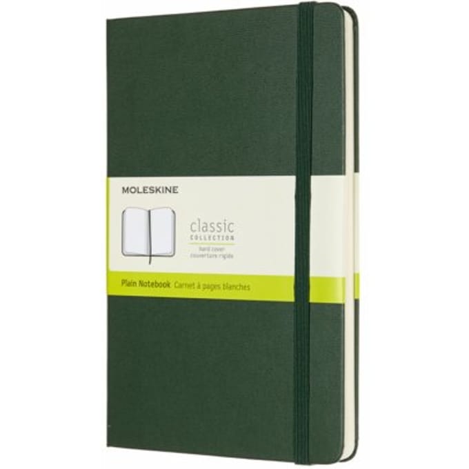 Moleskine Classic Notitieboek - Large - Hardcover - Blanco - Mirte Groen