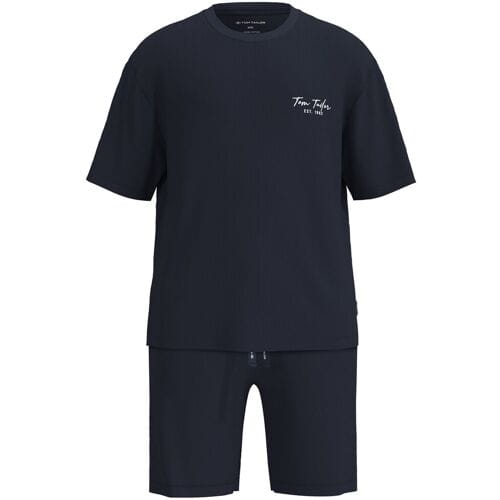 Donkerblauwe Tom Tailor shortama Blauw man 56