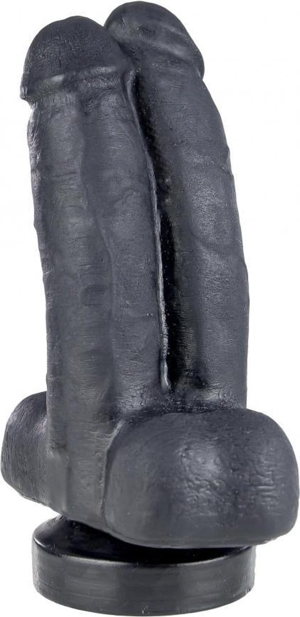 Gangbangster - Tim & Rod - Dildo - 16 x 8 cm - PVC - Zwart