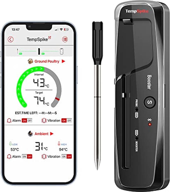 ThermoPro TempSpike 150M Wireless Meat Thermometer for Grilling