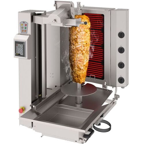 GGM Gastro Elektro Dönerroboter mit Schneidsystem - 4 Heizelemente - max. 95 kg Zilver
