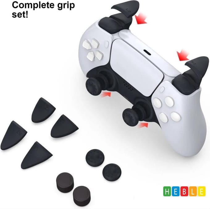 *** Professionele E-Sports~Thumb Grips - Verhoog Uw Prestaties - Gamen Controller - Geschikt voor Ps5van Heble® ***