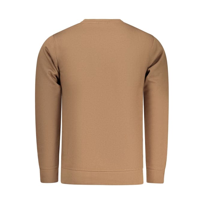 Rifle Marrone Katoenen Heren Sweater