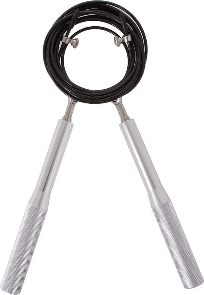 Springos Springtouw | Sport springtouw | Fitness springtouw | Verstelbaar | Grijs 3M