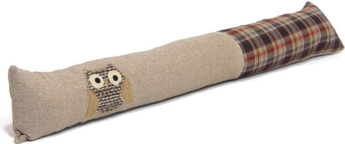 Dream-Living Tochtrol uil 90x15cm 1 stuks bruin