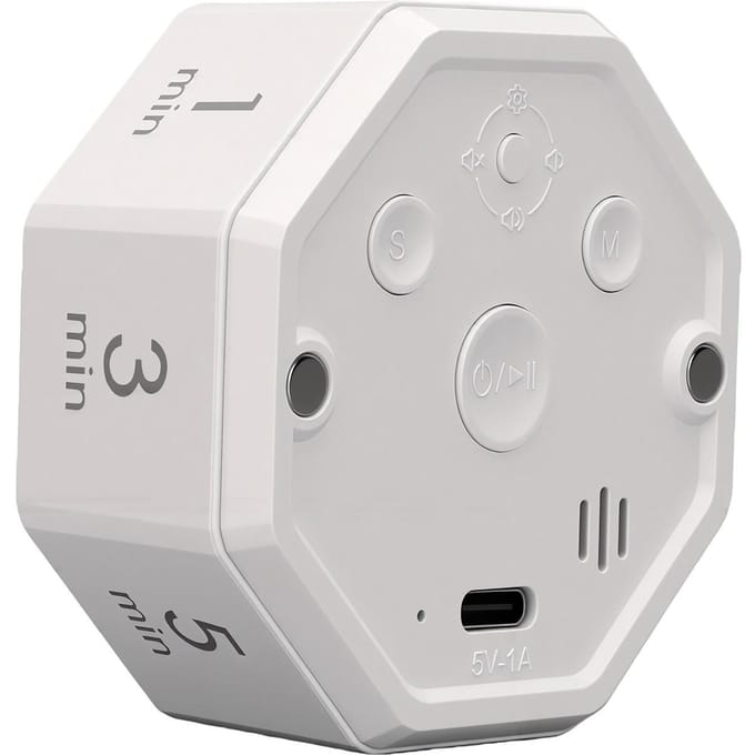 Magnetische Zwaartekrachtsensor Timer Achthoekige Digitale Timer voor Koken Werk en Studie