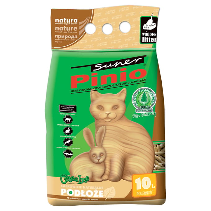 2x 10l Super Benek Pinio Kattenbakvulling