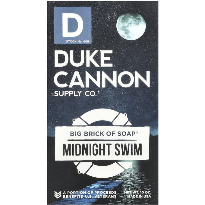 Duke Cannon Supply Co., Grosse Brique de Savon®, Midnight Sweet, 10 oz. black